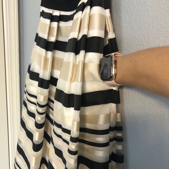 Black Halo Eve Hayley Midi Dress Size 2 - Picture 7 of 16